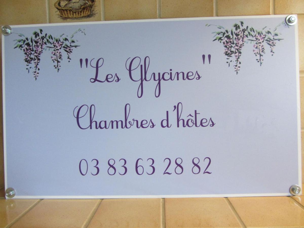 Bed and Breakfast Les Glycines Choloy Esterno foto